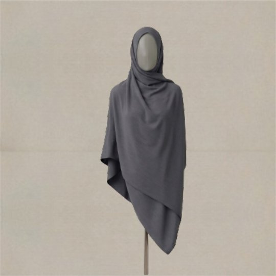 Silver Cloud – Light Grey Hijab