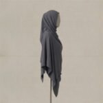 Silver Cloud – Light Grey Hijab