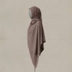 Ancient Bark – Dark Brown Hijab